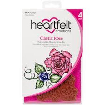 Heartfelt Creations Classic Rose stempelset