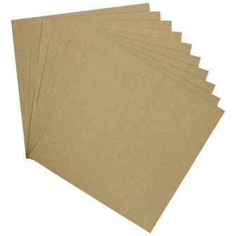 Heartfelt Creations Kraft Cardstock 12"x12" &ndash; stevig &amp; natuurlijk voor kaarten en albums