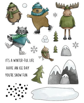 Jane&rsquo;s Doodles Stempelset &ndash; Snow Fun
