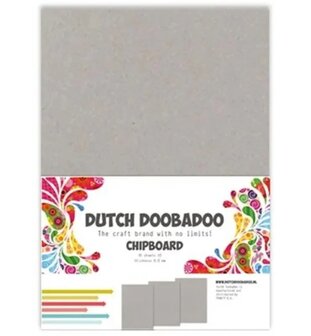 Dutch Doobadoo Chipboard 10 Sheets &ndash; 0.9 mm dik karton voor creatieve projecten