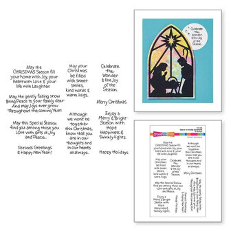 Season of Wonder stempelset &ndash; 10 prachtige kerst stempel teksten