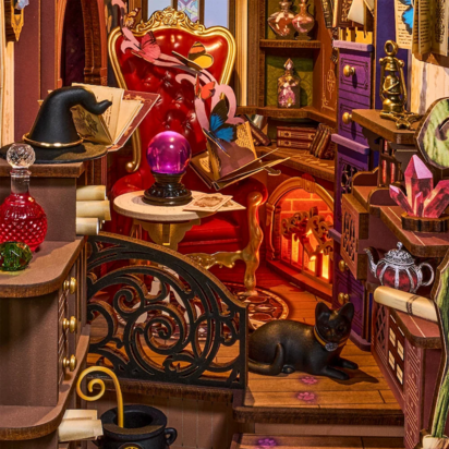 Robotime Rolife Magic Fantasy Corner Book Nook TGB14