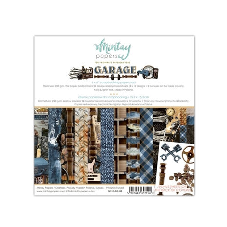 Garage 6x6 Inch Paper Pad