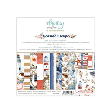MINTAY SEA ESCAPE 6X6&rdquo; &ndash; DROOM WEG MET ZEE, SCHELPEN EN STRANDFANTASIE&Euml;N