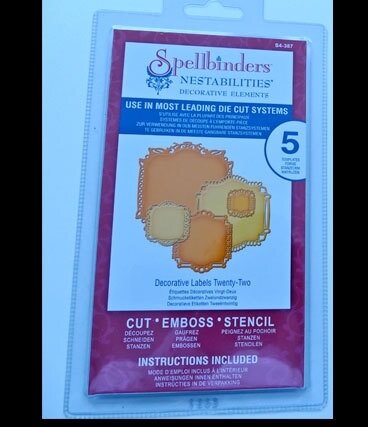 Spellbinders Nestabilities Dies Decorative Labels 22