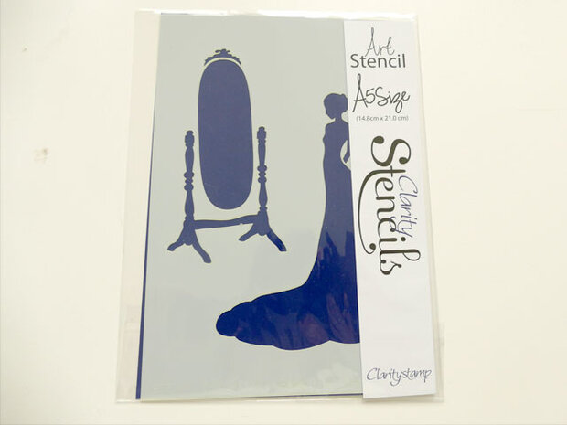 Clarity stencil MIRROR IMAGE A5
