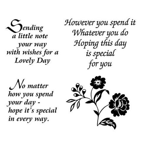Claritystamp Special Day Sentiments