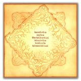 Clarity stencil SEAWEED 7  x 7"