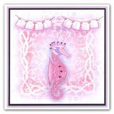 Clarity stencil SEAWEED 7  x 7"