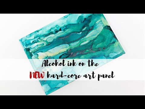Tim Holtz Alcohol Ink Hard Core Art Panel 3/Pkg-Square 4"X4", 6"X6", 8"X8", 1 Ea