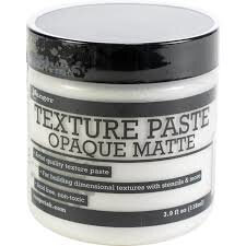 Ranger Texture Paste Opaque Matte &ndash; Matte Structuurpasta voor Mixed Media en Kaarten Maken