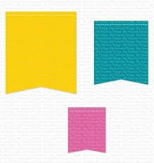 Die-namics Stitched Jumbo Fishtail Flags