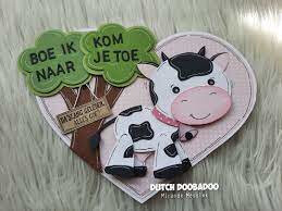 Dutch Doobadoo Stencil-Build Up Koe