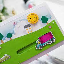 Heffy Doodle Straight Slider snijmal &ndash; schuifelement voor interactieve kaarten