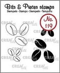 Crealies Coffee Beans Stempel