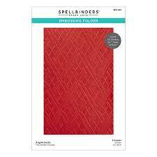 Spellbinders 3 D embossing folder - Argyle Socks