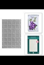 Spellbinders 3 D embossing folder Bamboo Trellis
