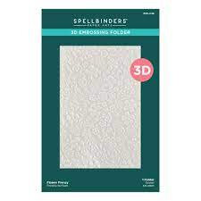 Spellbinders 3 D Embossing folder - Flower Frenzy