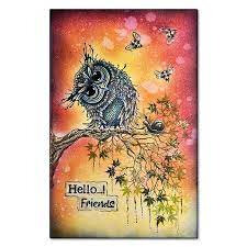 Lavinia stamp ginger uilenstempel