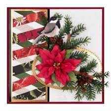 Hemlock Cones & Chickadee snijmal &ndash; Natuurlijke bosdetails van Spellbinders Susan's Garden