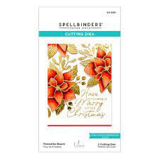 Poinsettia Bloom Hot Foil Plate
