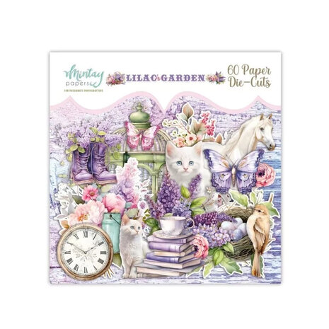  Die Cuts &ndash; Lilac Garden - Mintay papers