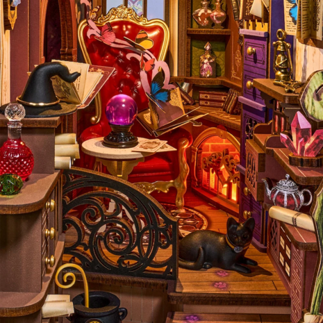 Robotime Rolife Magic Fantasy Corner Book Nook TGB14