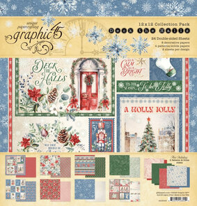  Paper Pad 12x12'" - Deck the Halls  - Graphic 45