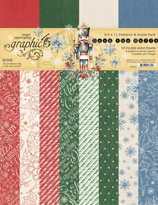Deck the Halls 8.5"x11" Patterns & Solids – Graphic 45 Kerstpapier