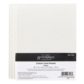BetterPress Cotton Card Panels A2 Bisque