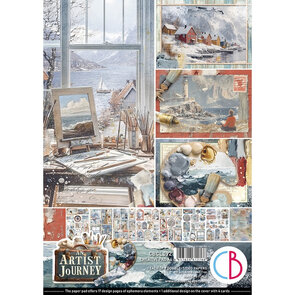  Paper Pad  A4 -  Kunstenaarsreis – Ciao Bella