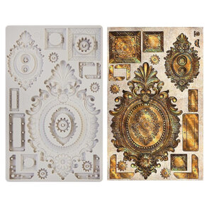 Finnabair Grungy Frames mold voor zelfhardende klei en mixed media