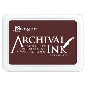 stempelinkt-watervast- Dark Roast- Archival ink