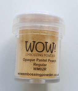 Embossing Powder Pastel Peach WM02R