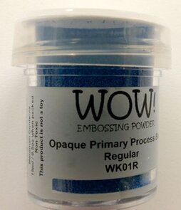 WOW! Embossing Powder Process Blue WK01R