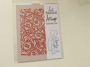 Clarity stencil sweets A5