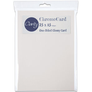 Clarity Card – Chromo One Sided Glossy Card