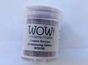 WOW Embossingpoeder Frozen Berries WS65R kopen | Rood-roze glitter embossingpoeder