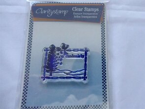 Clarity stamp flutterby handmade stempelset