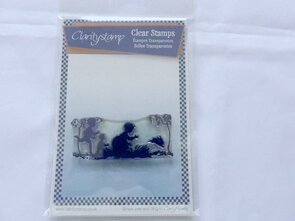 Clarity stamp chasing a rabbit klein stempelset