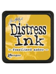 Distress Mini Ink Pad Fossilized Amber ranger