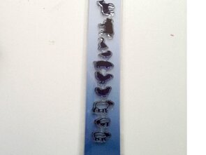 Clarity stamp WEE FARM ANIMALS STAMP & MASK KIT