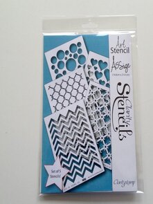 Clarity stencil basic background A5