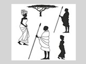 Clarity stamp AFRICAN + MASK UNMOUNTED CLEAR STAMP SET