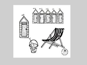 Clarity stamp beach stempelset 9