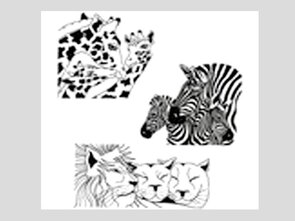 Safari Stamp Set A5 + Mask