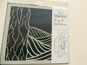 Clarity stencil LONE TREE 7" X 7"