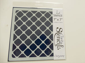 Clarity stencil lattice 7"x7"
