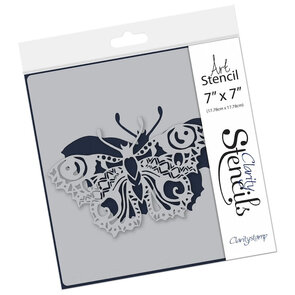 Clarity stencil FILIGRAPHY BUTTERFLY 7"