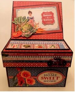 Photo/Recipe Box with Stand Kit